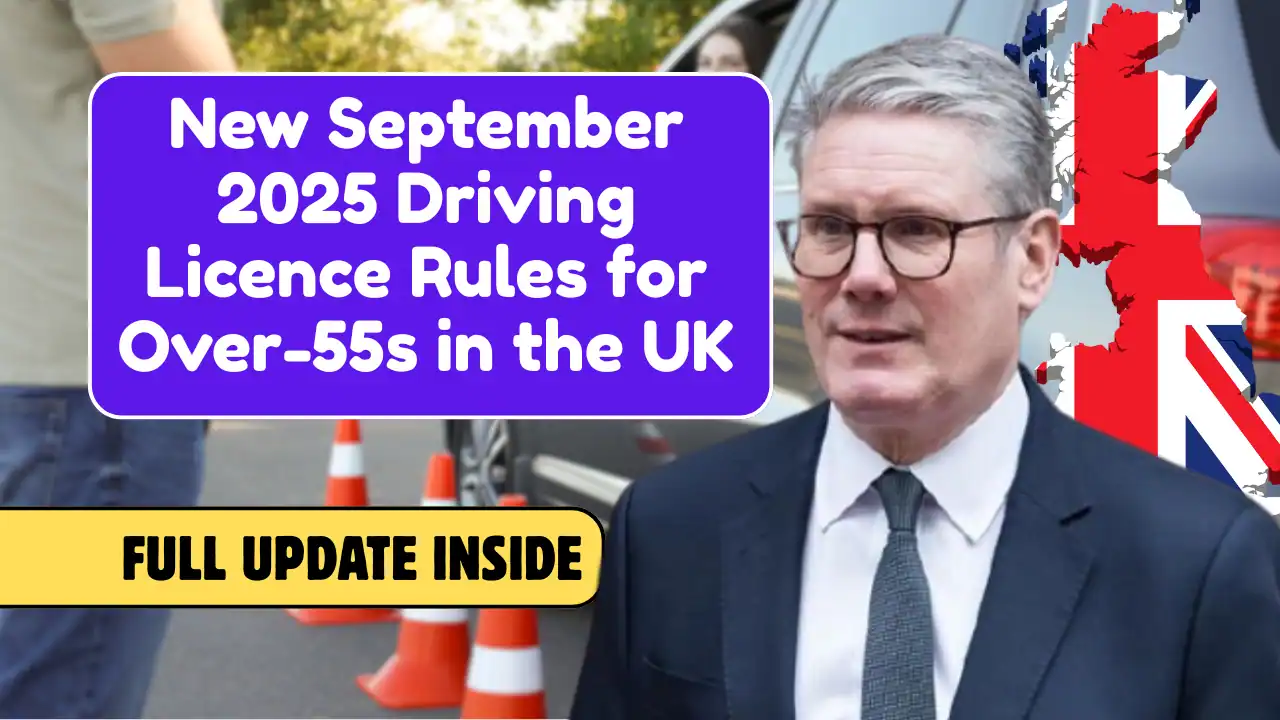 New September 2025 Driving Licence Rules for Over-55s in the UK – Full Update Inside