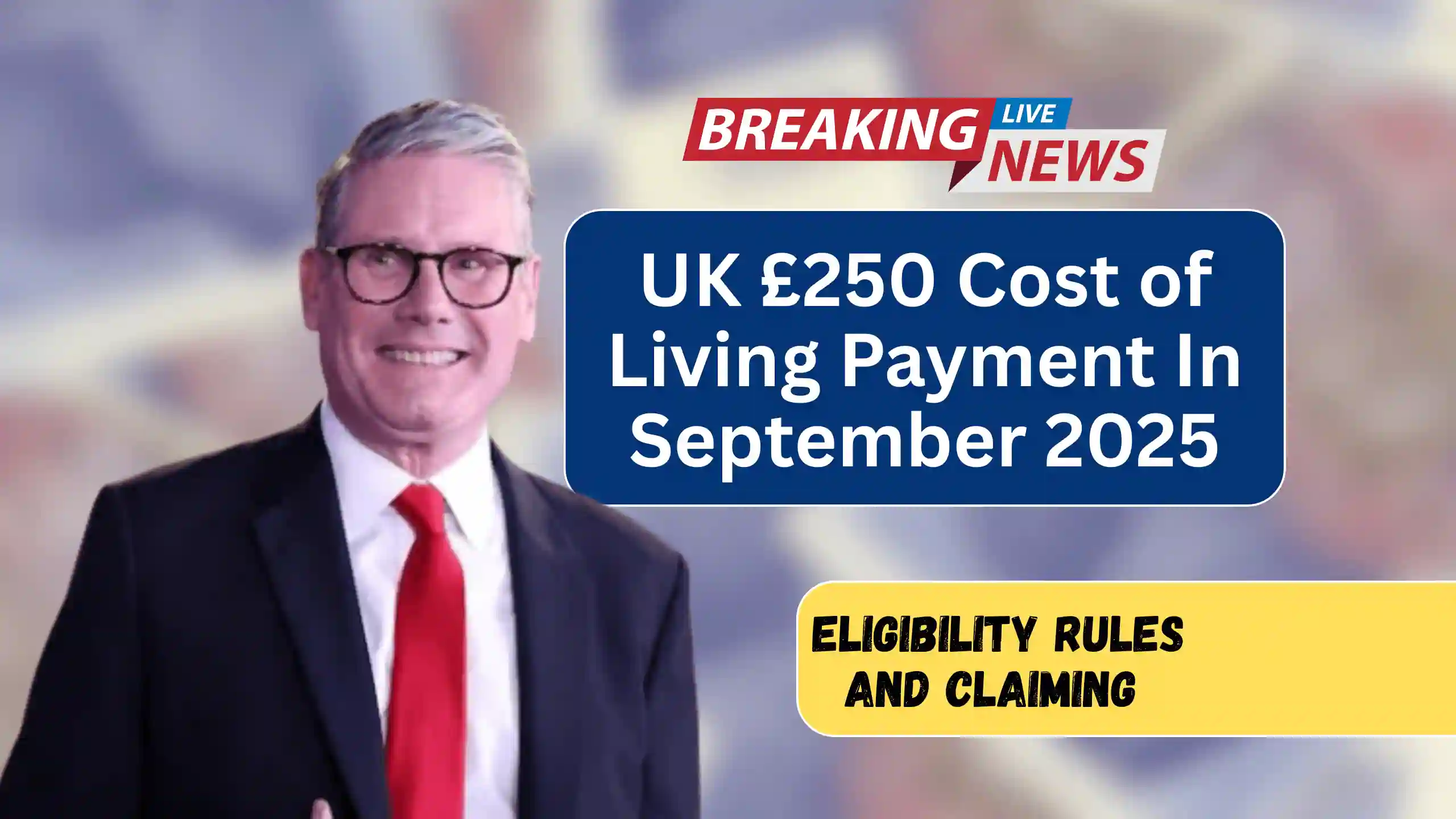 £250 Cost of Living Payment In September